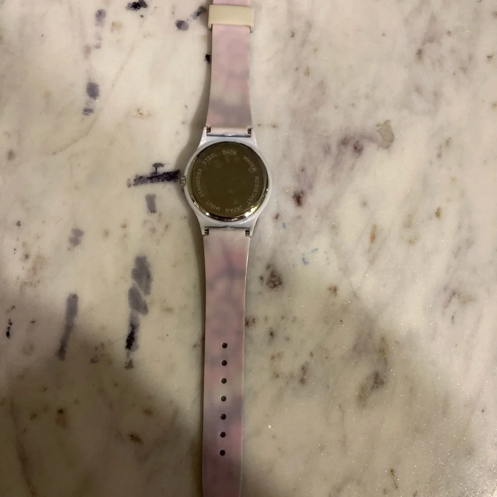 LOWEST🌸NWOT Prestige Medical Water Resistant Quartz Tie Dye Design Watch - Picture 3 of 7